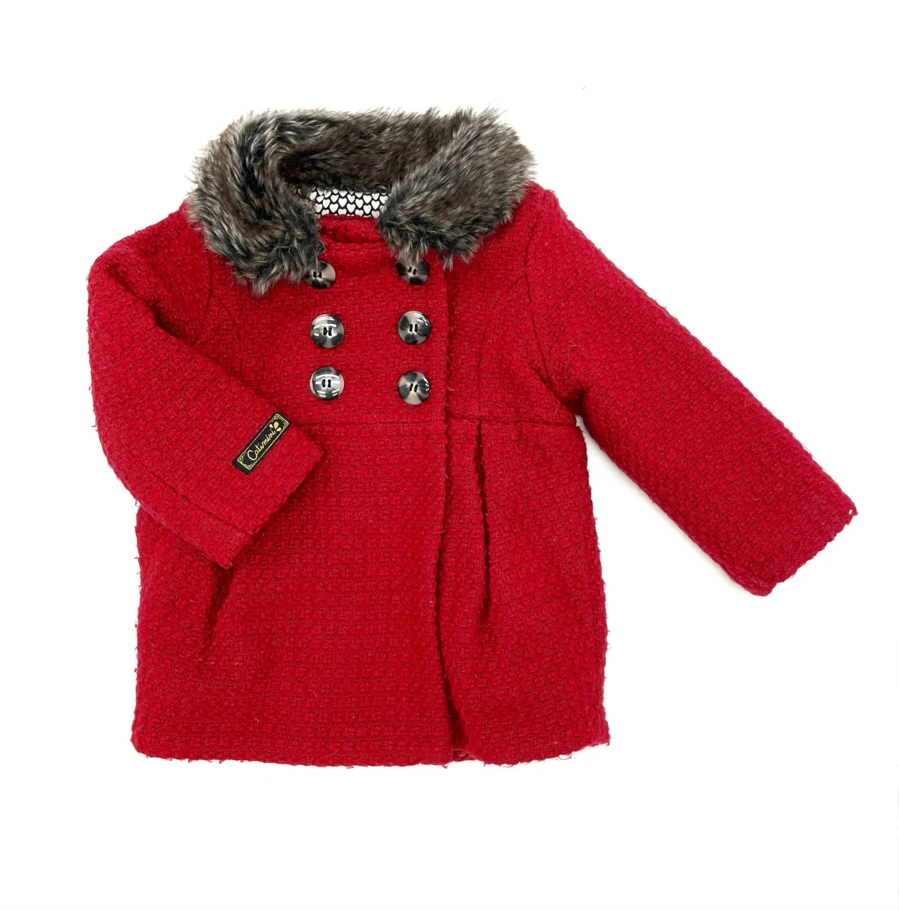 Catimini lined wool coat - 18m