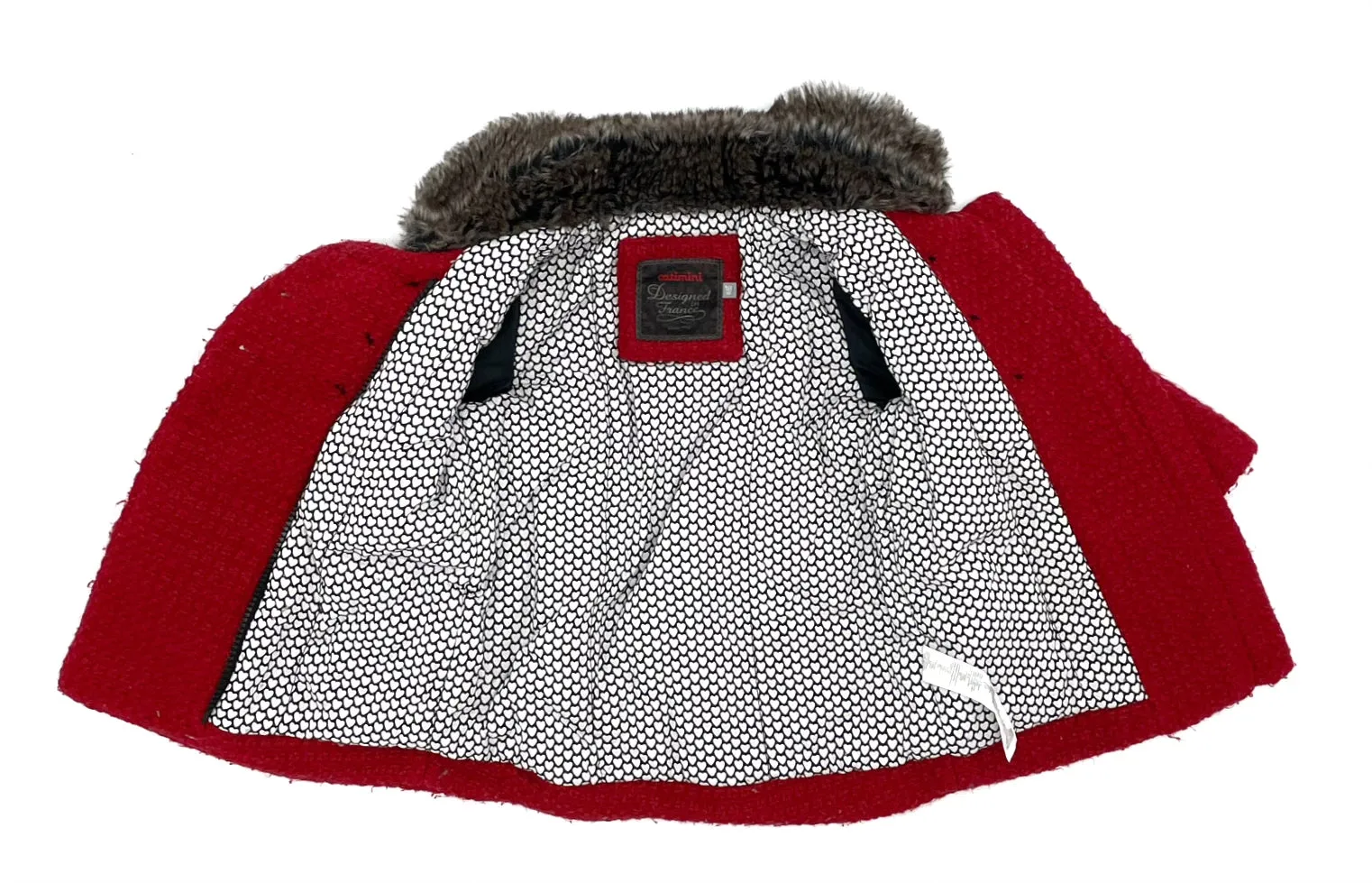 Catimini lined wool coat - 18m