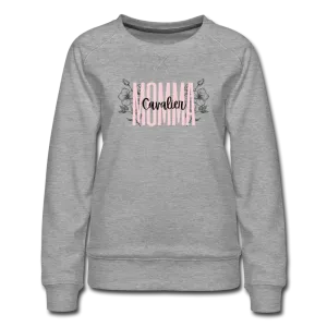 Cavalier King Charles Spaniel Floral Women’s Premium Sweatshirt