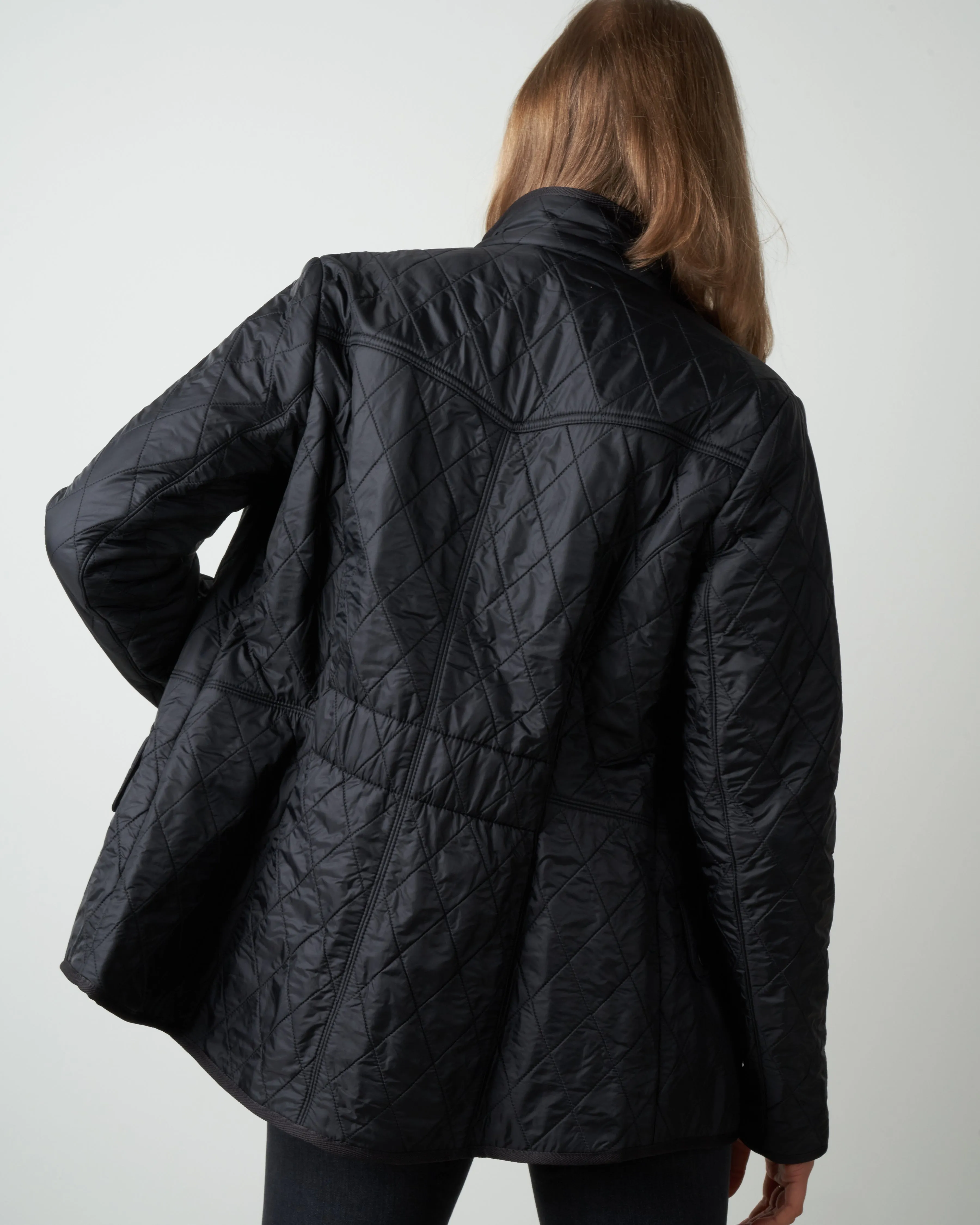 cavalry polarquilt jacket - black