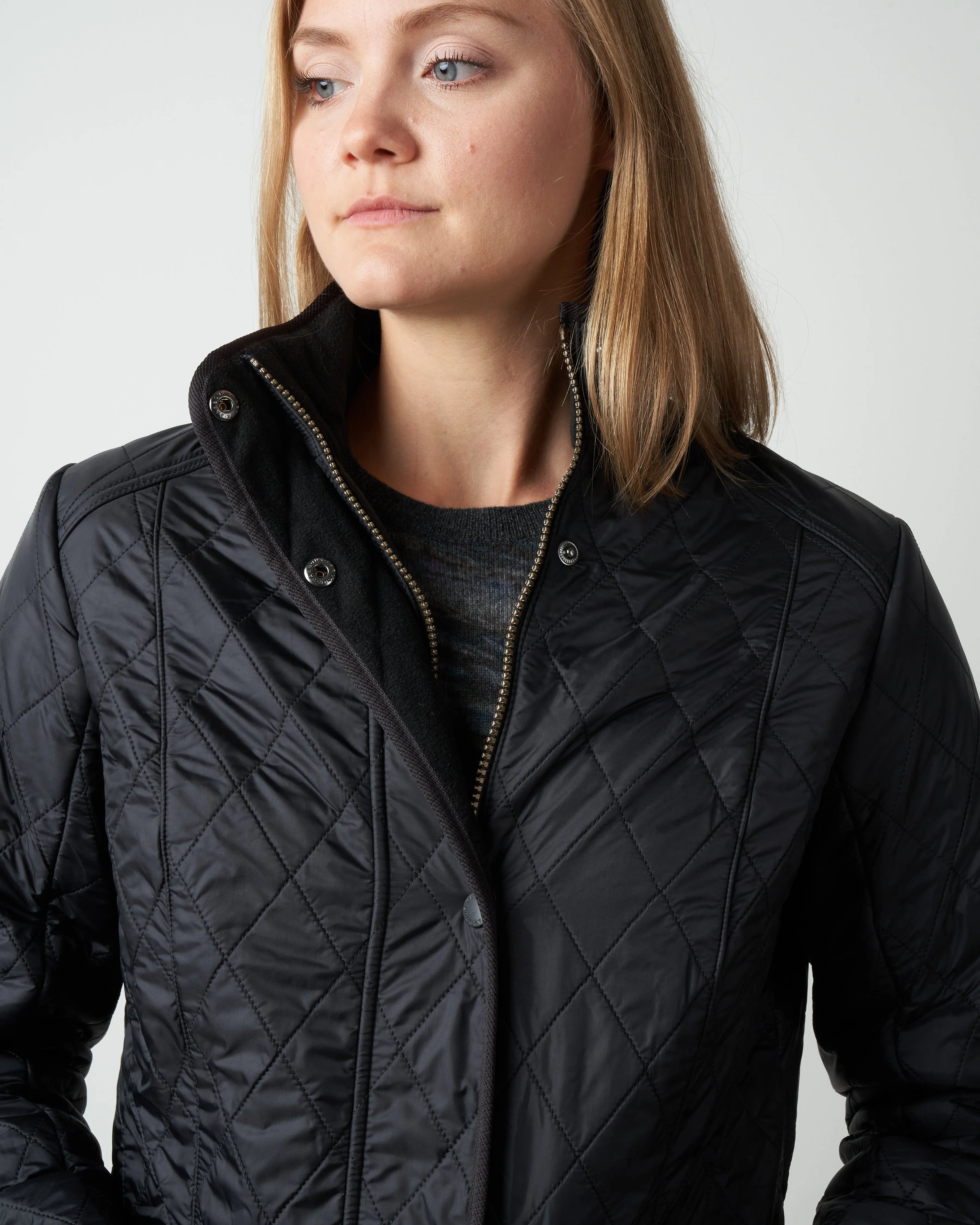 cavalry polarquilt jacket - black