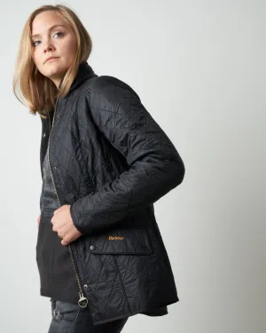 cavalry polarquilt jacket - black