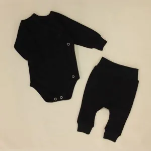Caviar Minimalist Kimono Bodysuit & Harem Pants