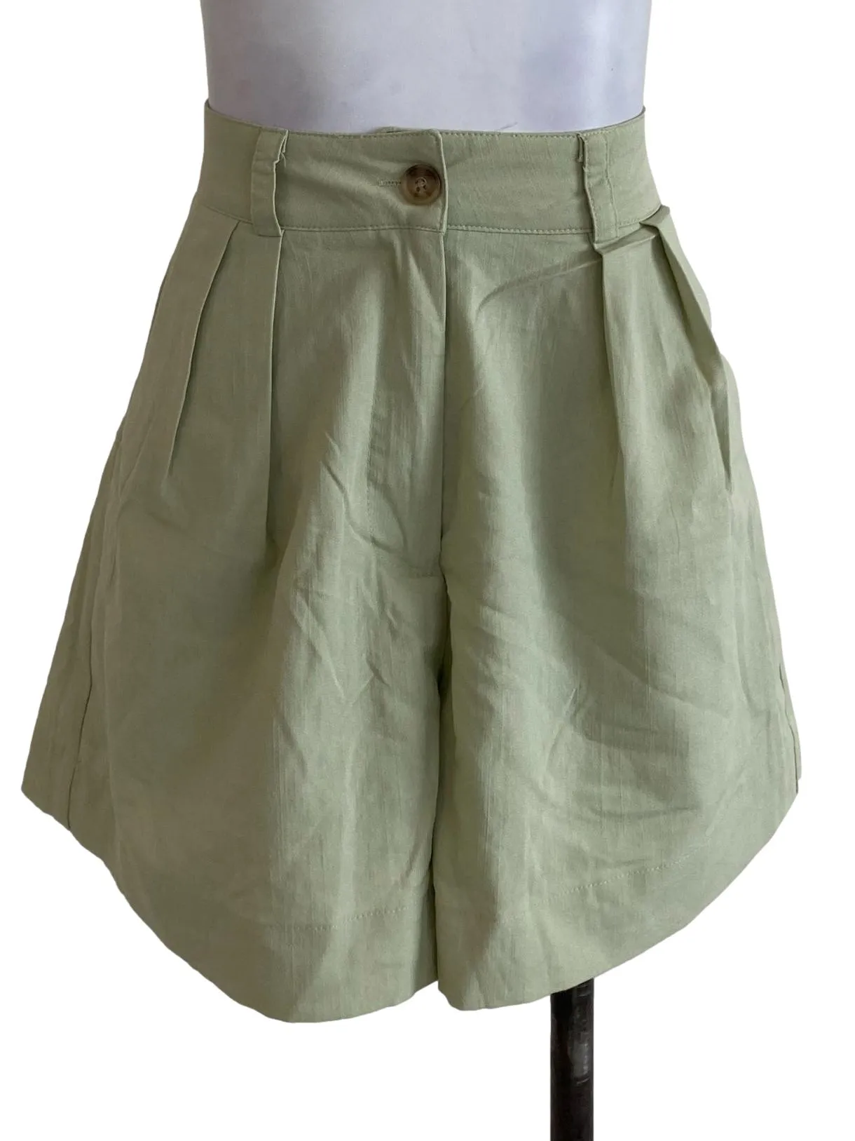 Celadon Green Shorts