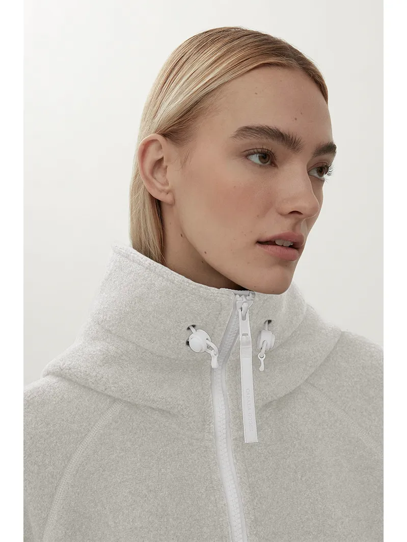 Chilliwack Bomber Kind Fleece HUMANATURE Womens Mist Grey