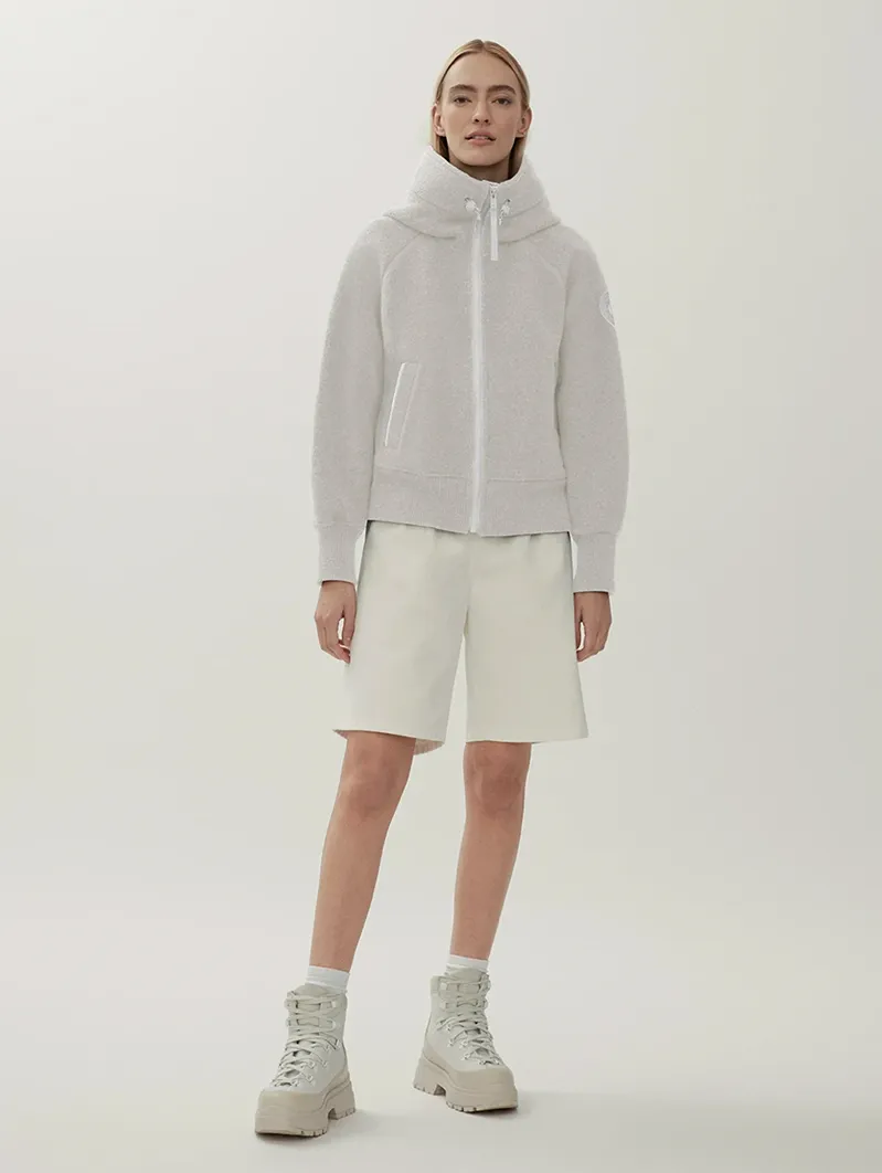 Chilliwack Bomber Kind Fleece HUMANATURE Womens Mist Grey