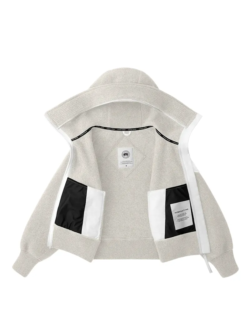 Chilliwack Bomber Kind Fleece HUMANATURE Womens Mist Grey