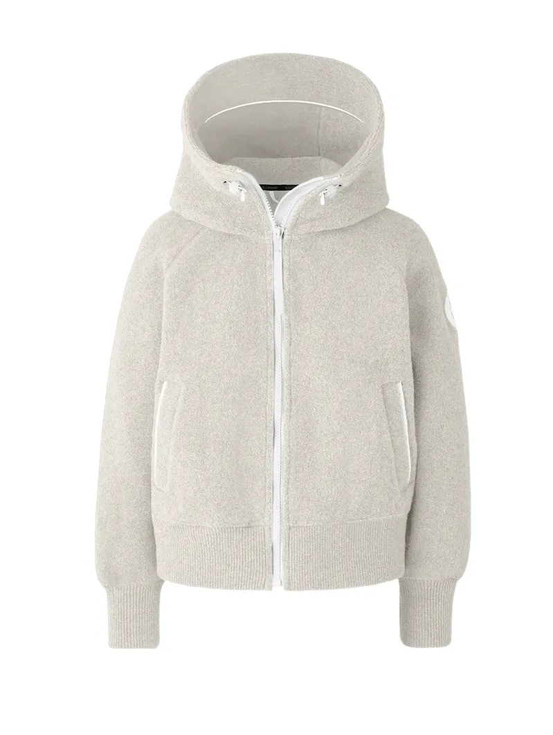 Chilliwack Bomber Kind Fleece HUMANATURE Womens Mist Grey