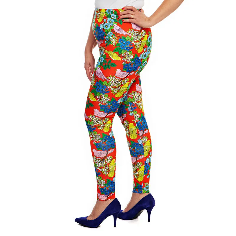 Cissi och Selma Adult Lo Leggings - Kvitter - 'Tweet'