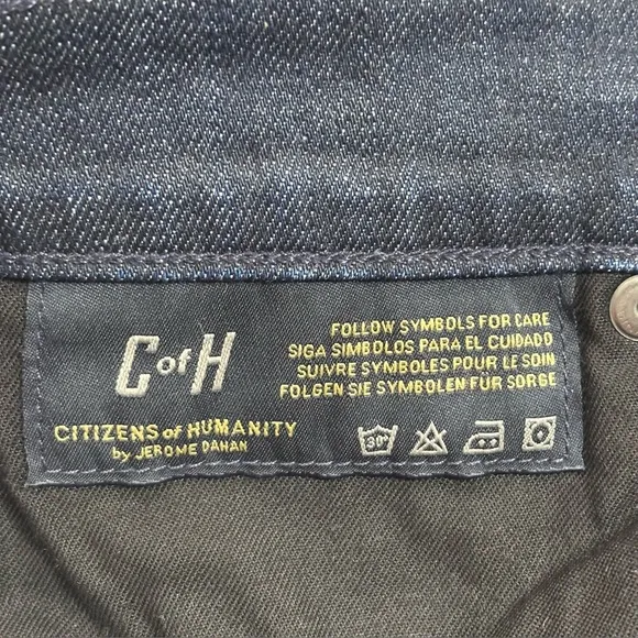 Citizens of Humanity CoH Rocket High Rise Skinny Dark Rinse EUC Size 29