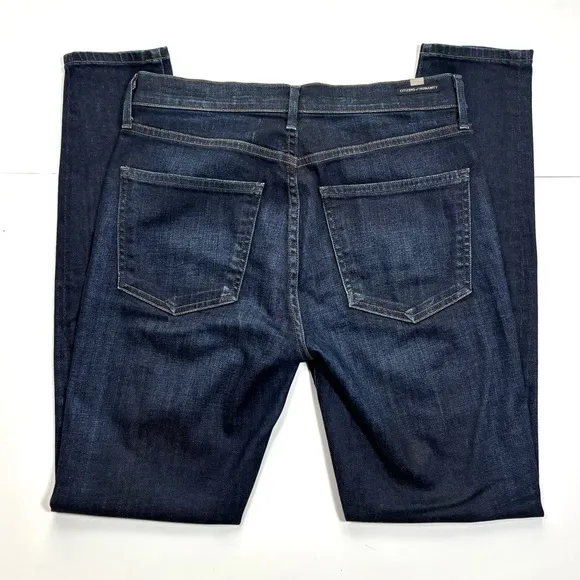 Citizens of Humanity CoH Rocket High Rise Skinny Dark Rinse EUC Size 29