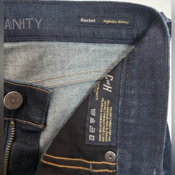 Citizens of Humanity CoH Rocket High Rise Skinny Dark Rinse EUC Size 29