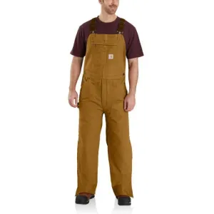 CL104031A-XXL-Regular Bib Overalls Quilt Lined - BRN