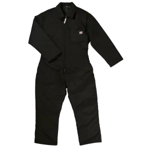 CL712121-2XL-Black Coveralls Work King Twill Lined