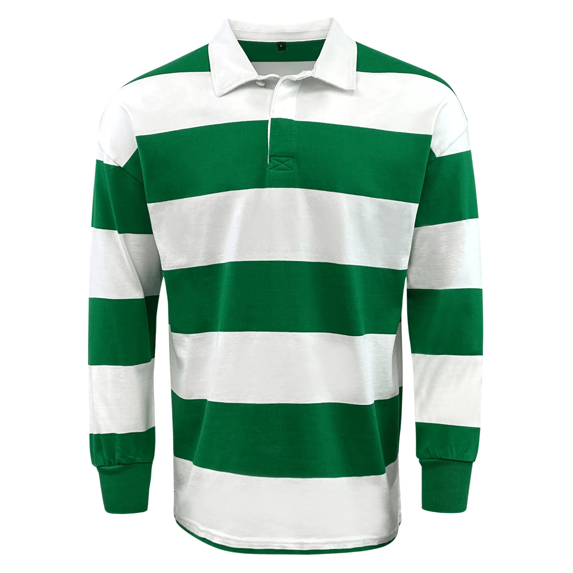 Classic Long Sleeve Hooped Rugby Jersey