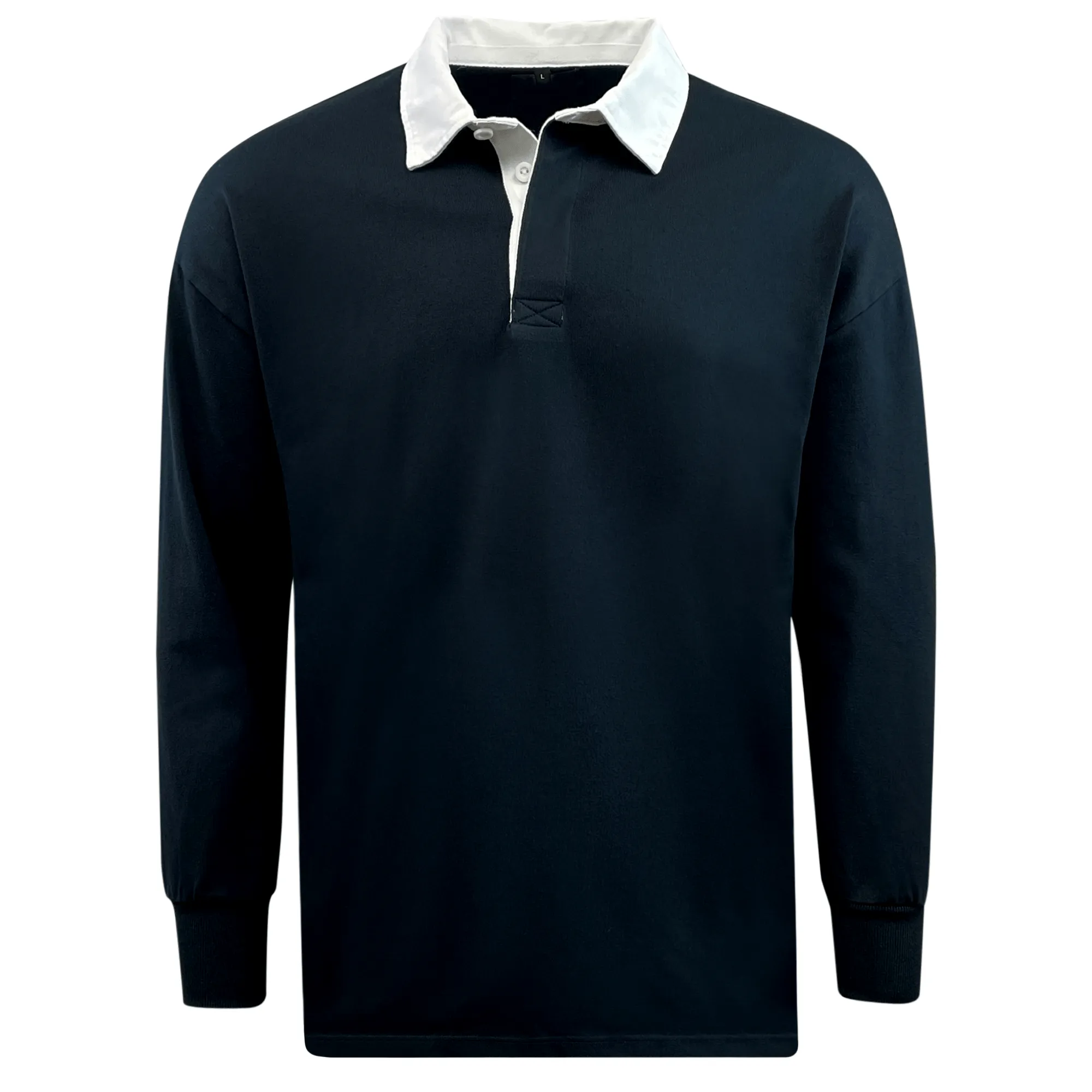 Classic Long Sleeve Solid Rugby Jersey