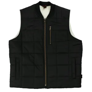 CLWV01-L-Black Vest Tough Duck Sherpa Lined