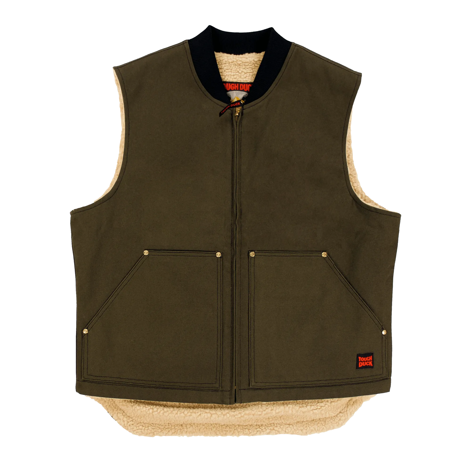 CLWV061 Vest Tough Duck Sherpa Lined