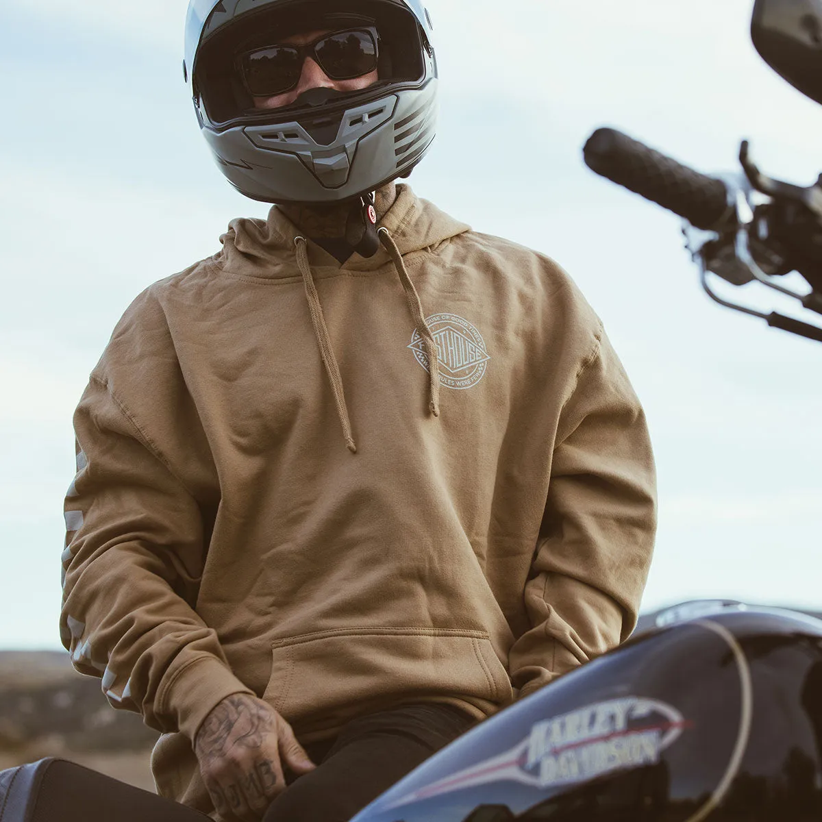 Coastal Hooded Pullover - Sand