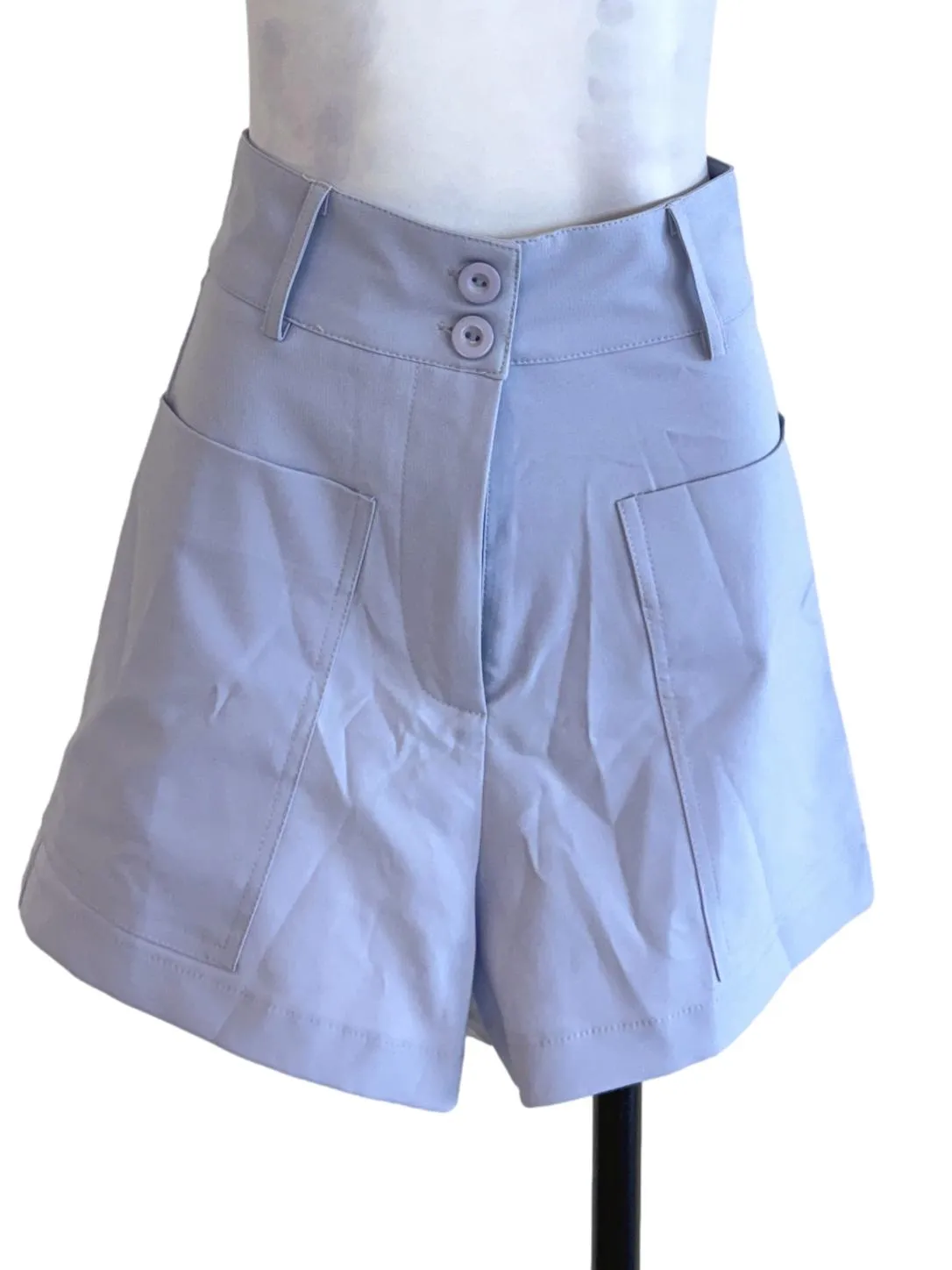 Coin Grey Plain Shorts
