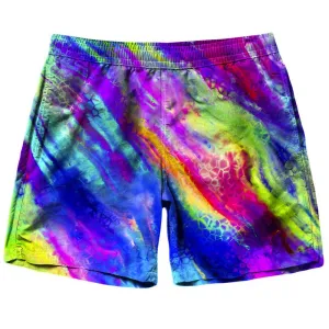 Colored Cracks Shorts