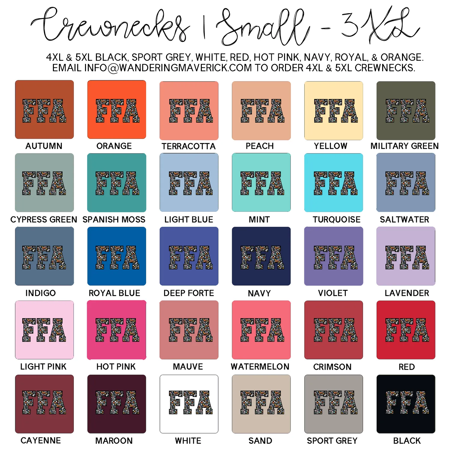 Colorful Cheetah FFA Hoodie (S-3XL) Unisex - Multiple Colors!