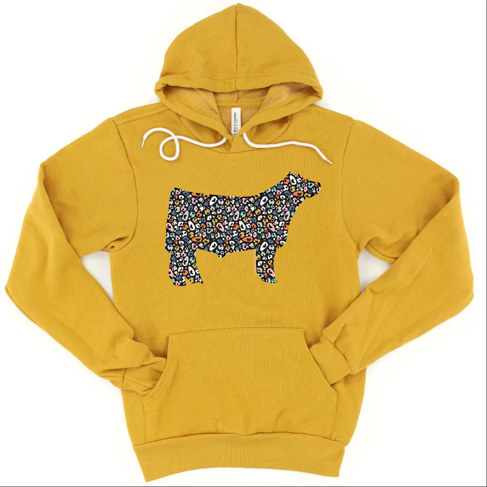 Colorful Cheetah Steer Hoodie (S-3XL) Unisex - Multiple Colors!