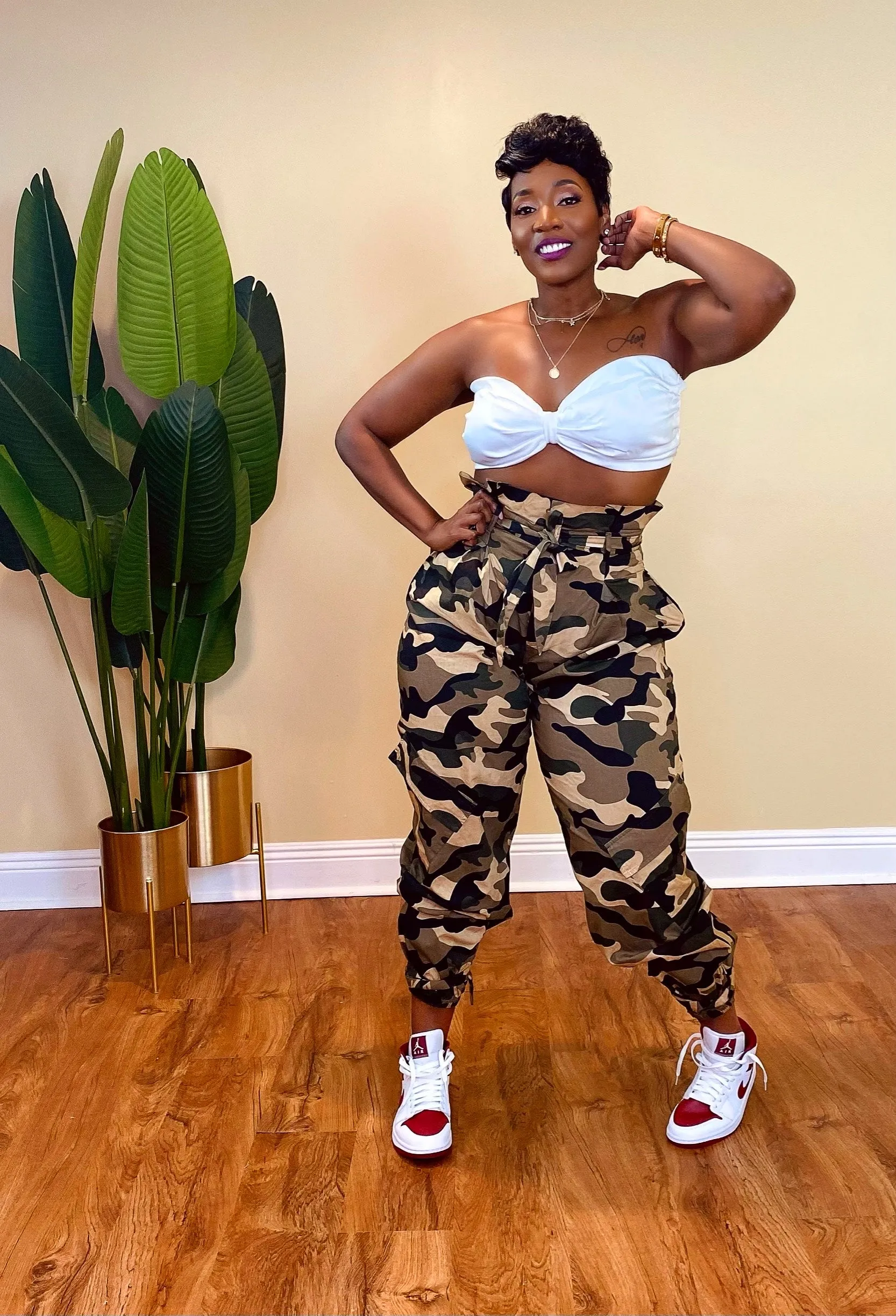 Command Attention Camo Pants (Green)