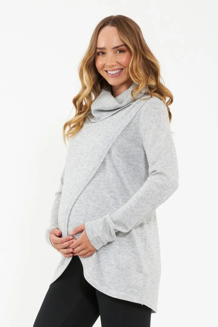 Cowl Neck Nursing Knit