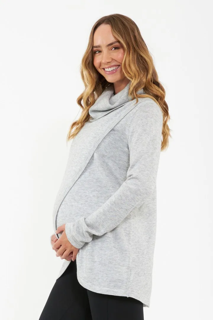 Cowl Neck Nursing Knit