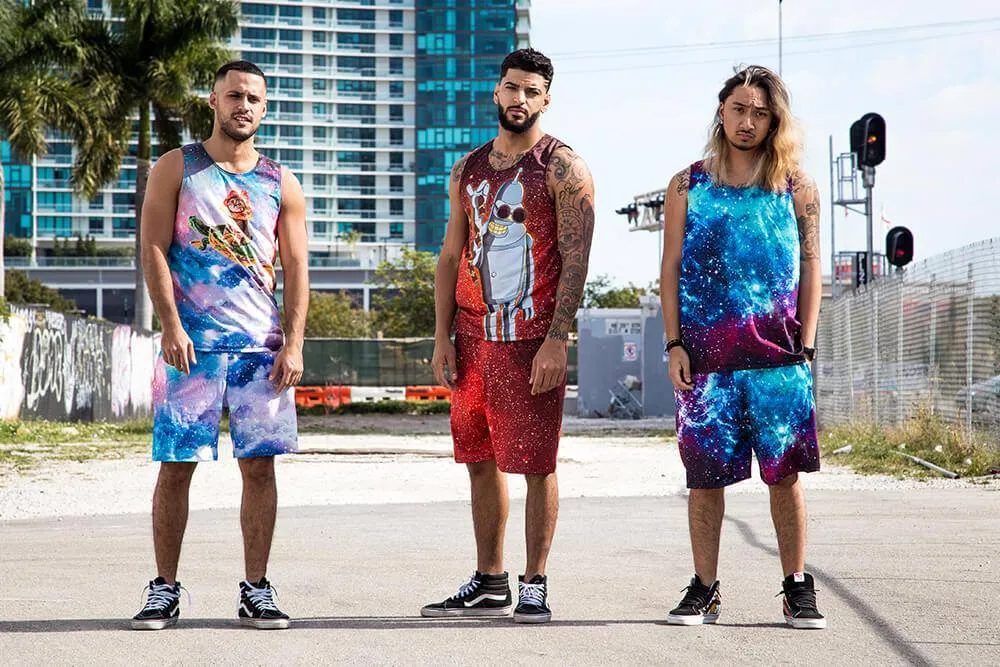 Crazy Cat Tank and Shorts Rave Outfit