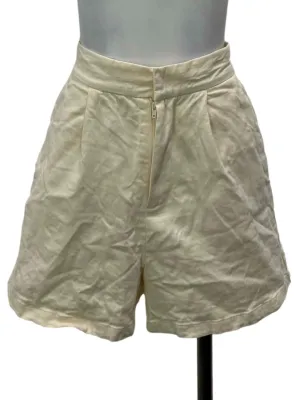 Cream Basic Shorts