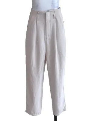 Cream High Waist Pants