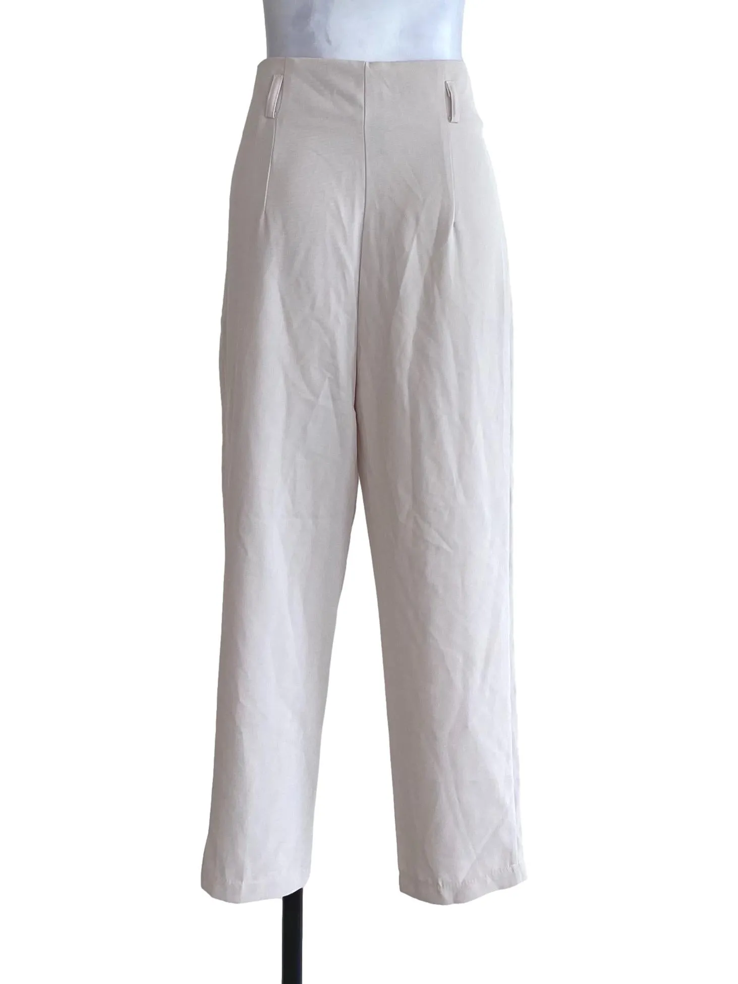 Cream High Waist Pants