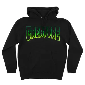 Creature - Logo Outline Mens Hoodie Black/Green