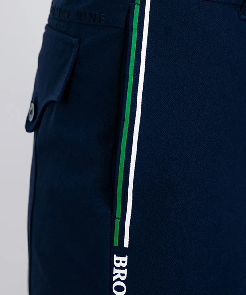 CREVE NINE: Graphic Men's Shorts - Navy