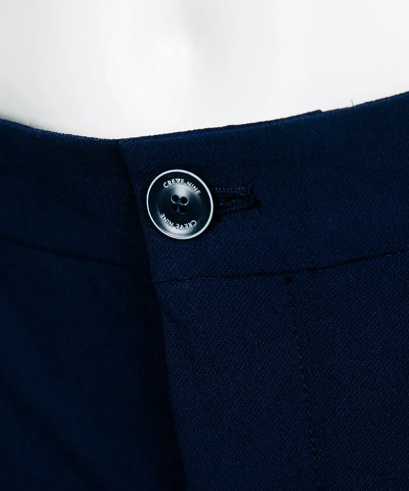 CREVE NINE: Graphic Men's Shorts - Navy