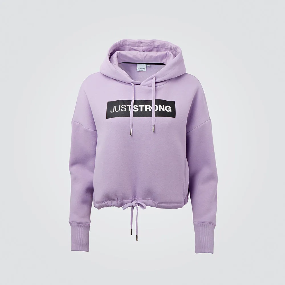 Crystal Relax Cropped Hoodie