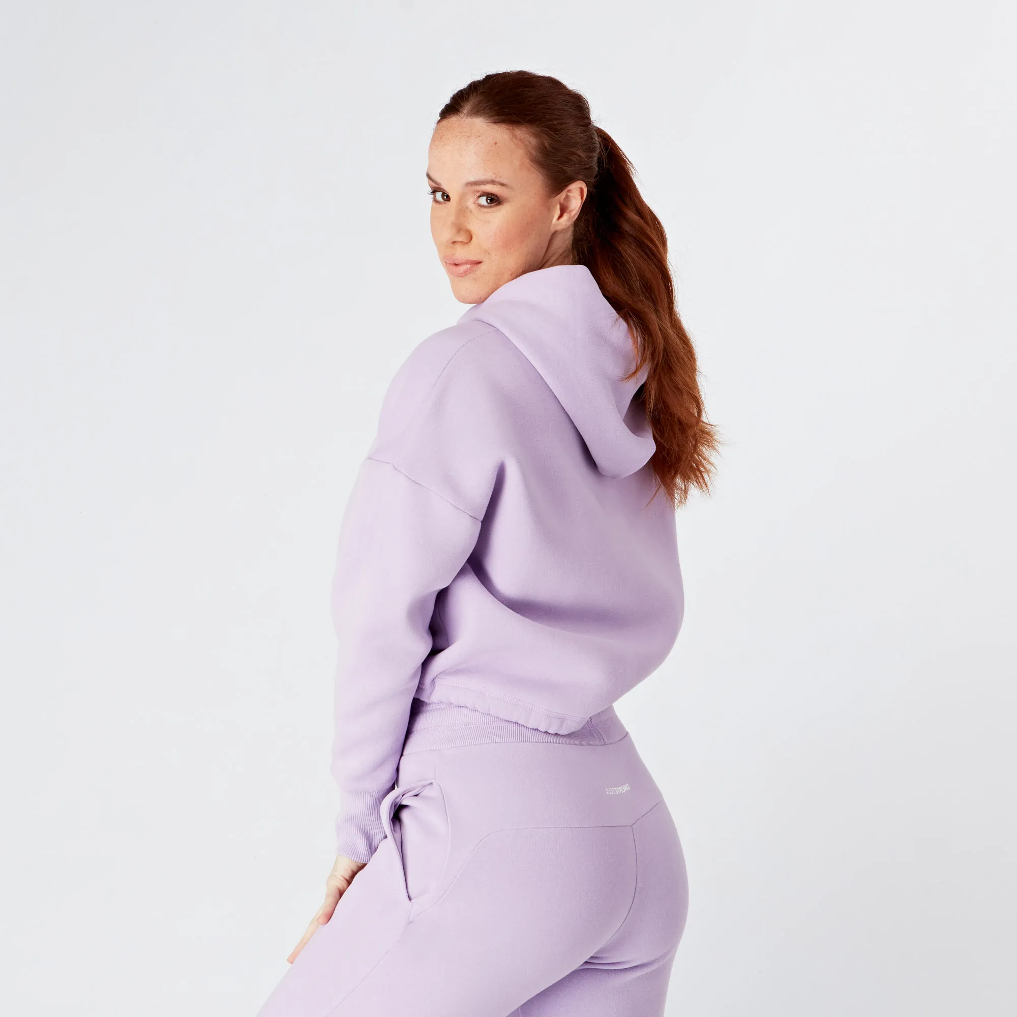 Crystal Relax Cropped Hoodie
