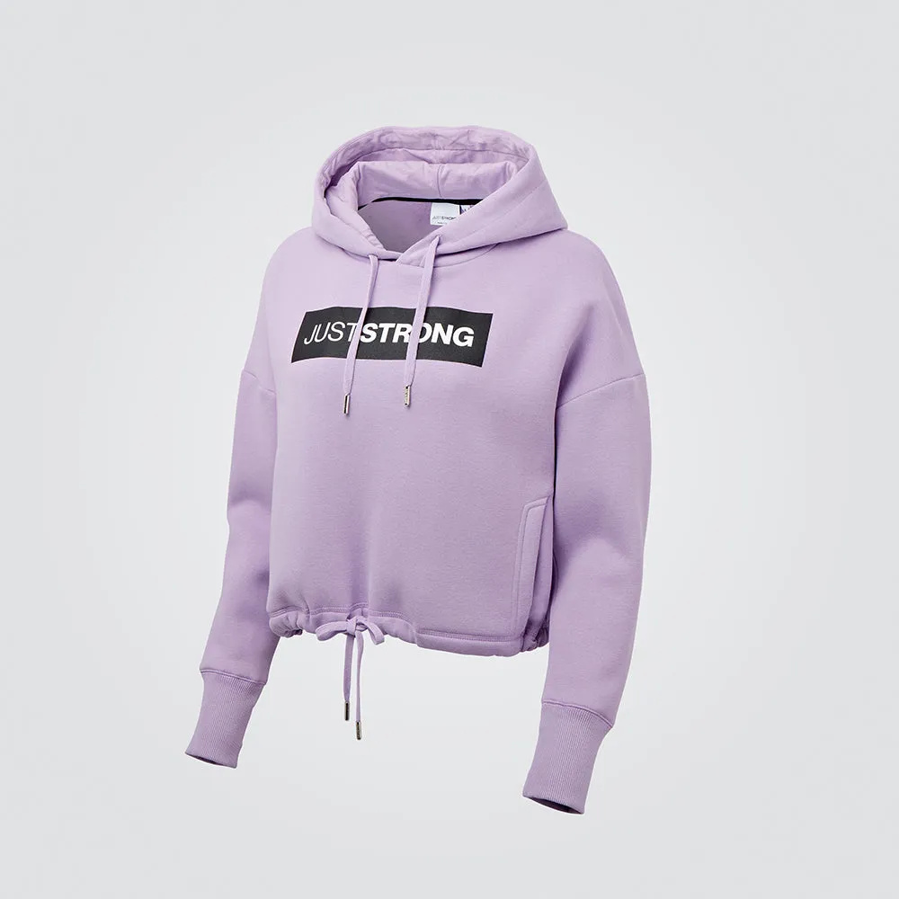 Crystal Relax Cropped Hoodie