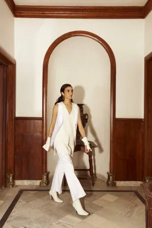Cuin   I    High Waist Pants Cotton Twill