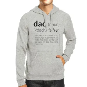 Dad Noun Grey Unisex  Design Hoodie