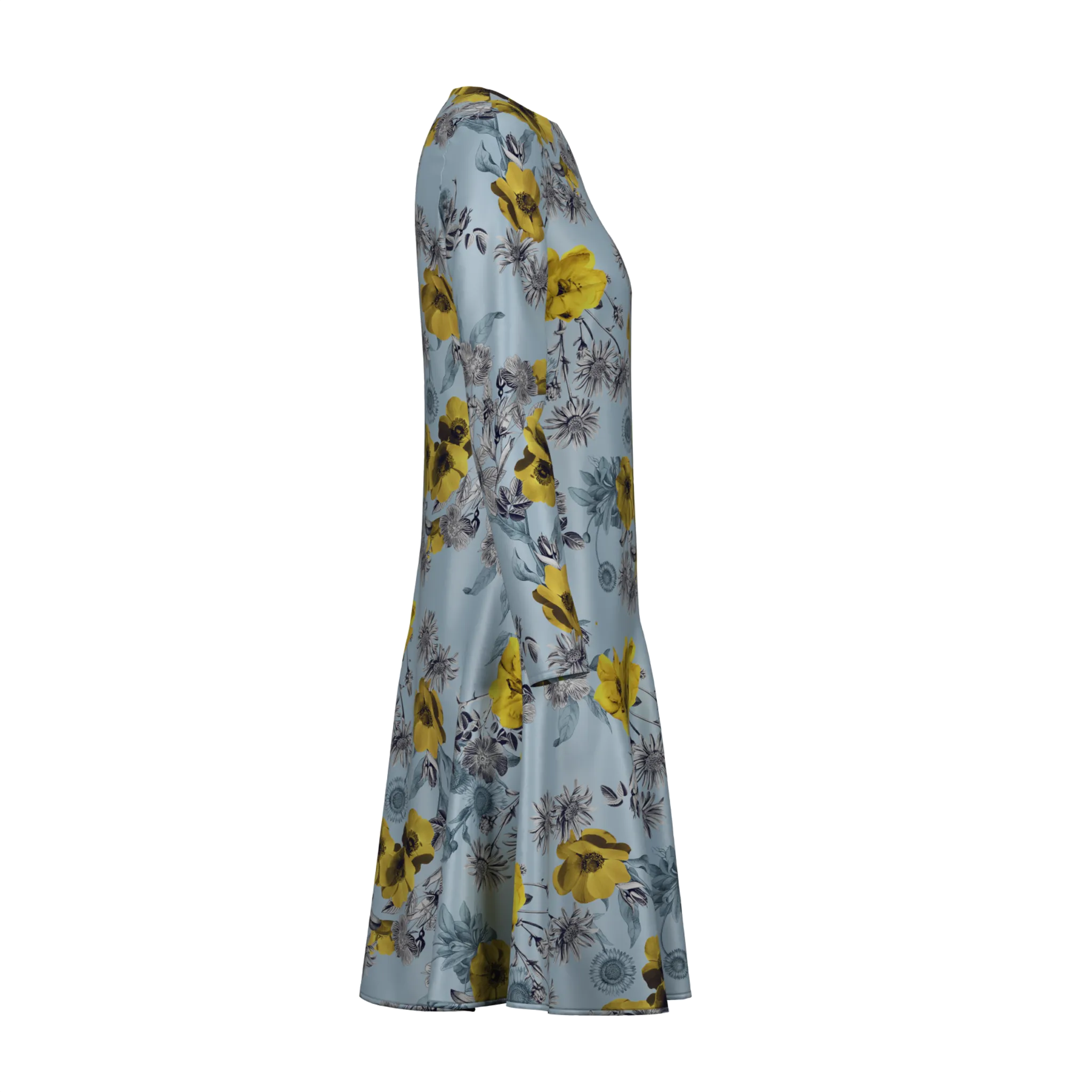 Day To Night Daisies Print Dress
