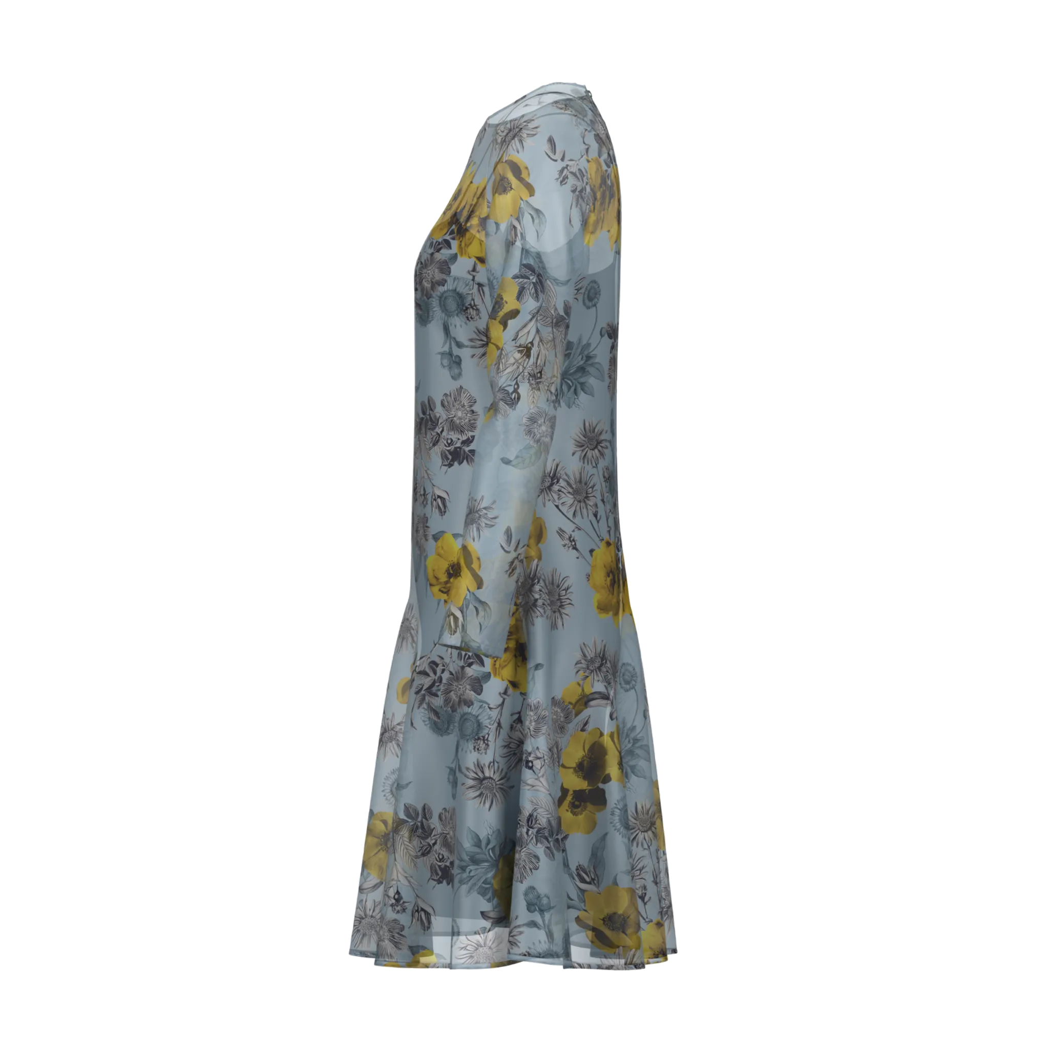 Day To Night Daisies Print Dress