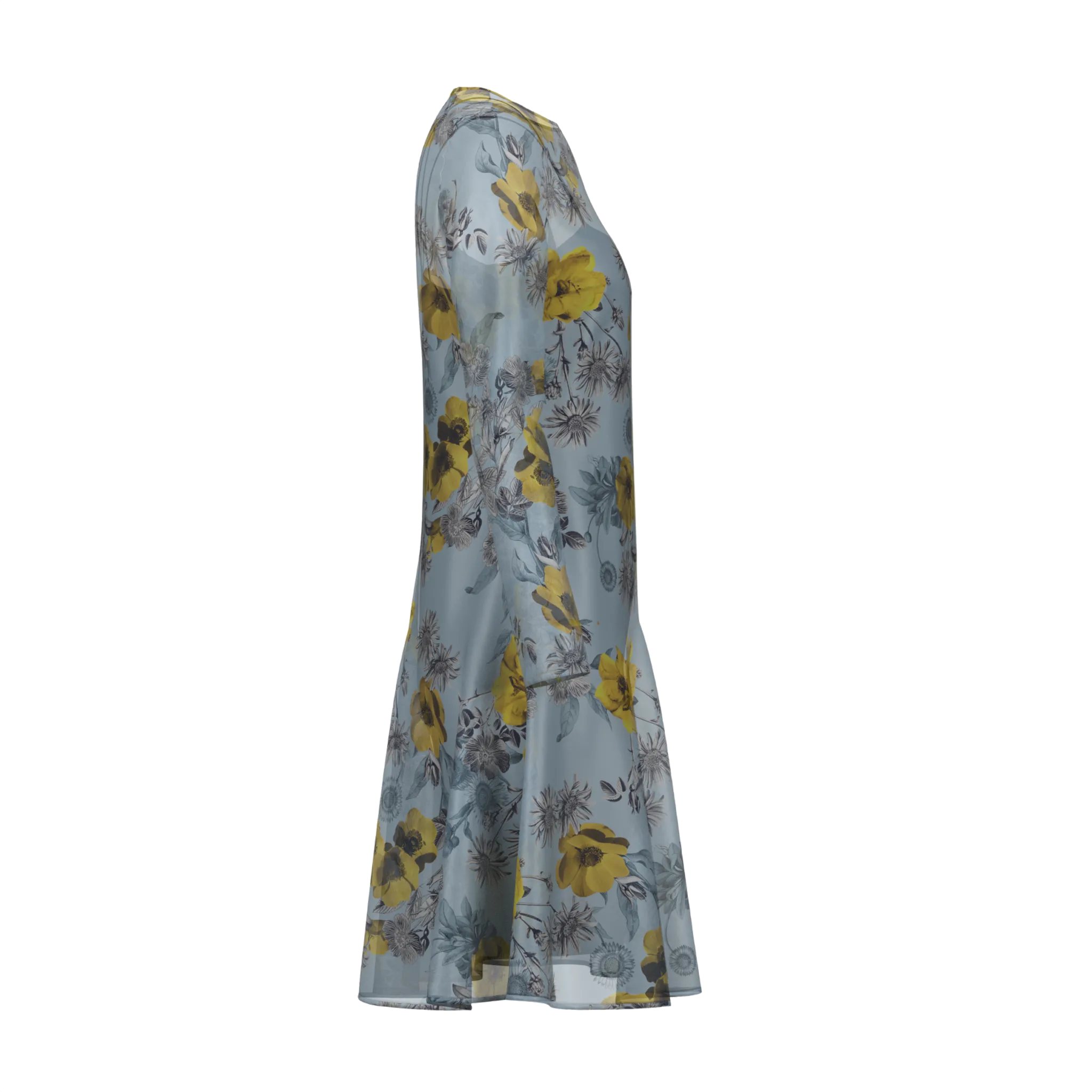 Day To Night Daisies Print Dress