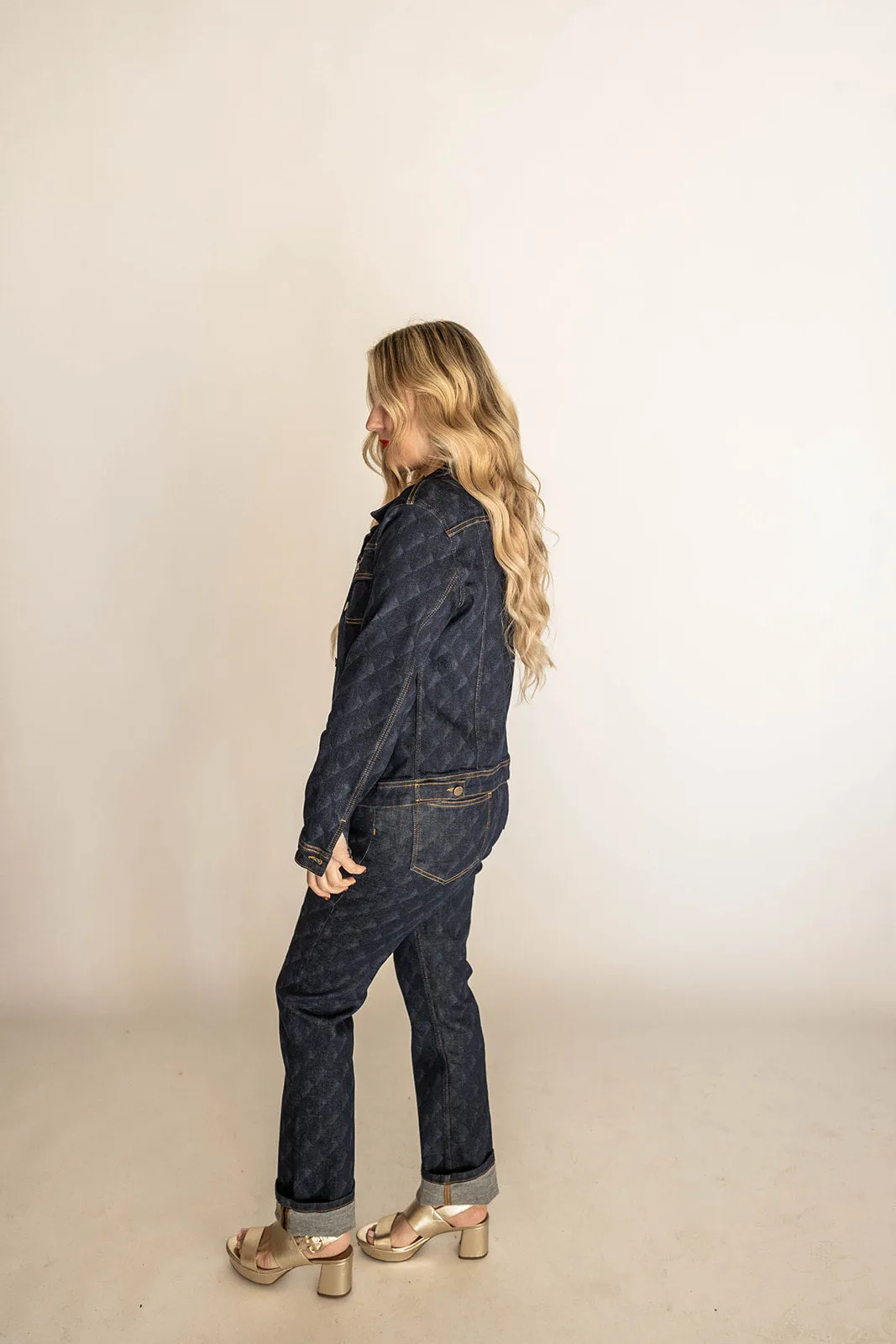 denver high rise jean in dark rinse