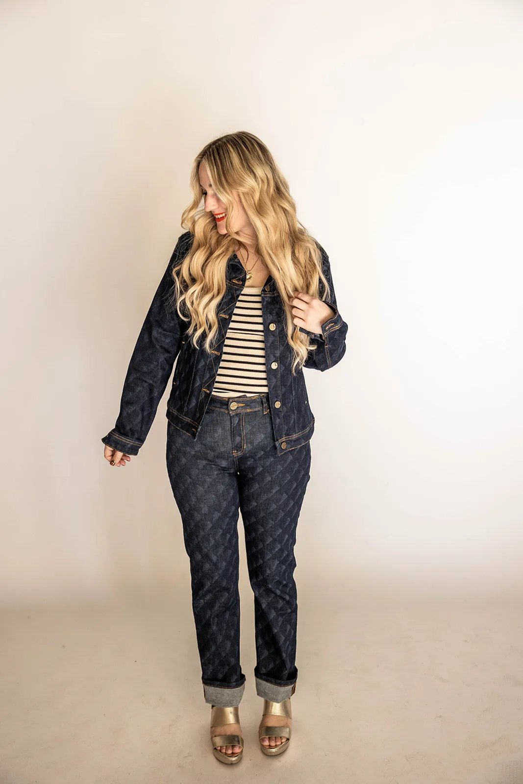 denver high rise jean in dark rinse