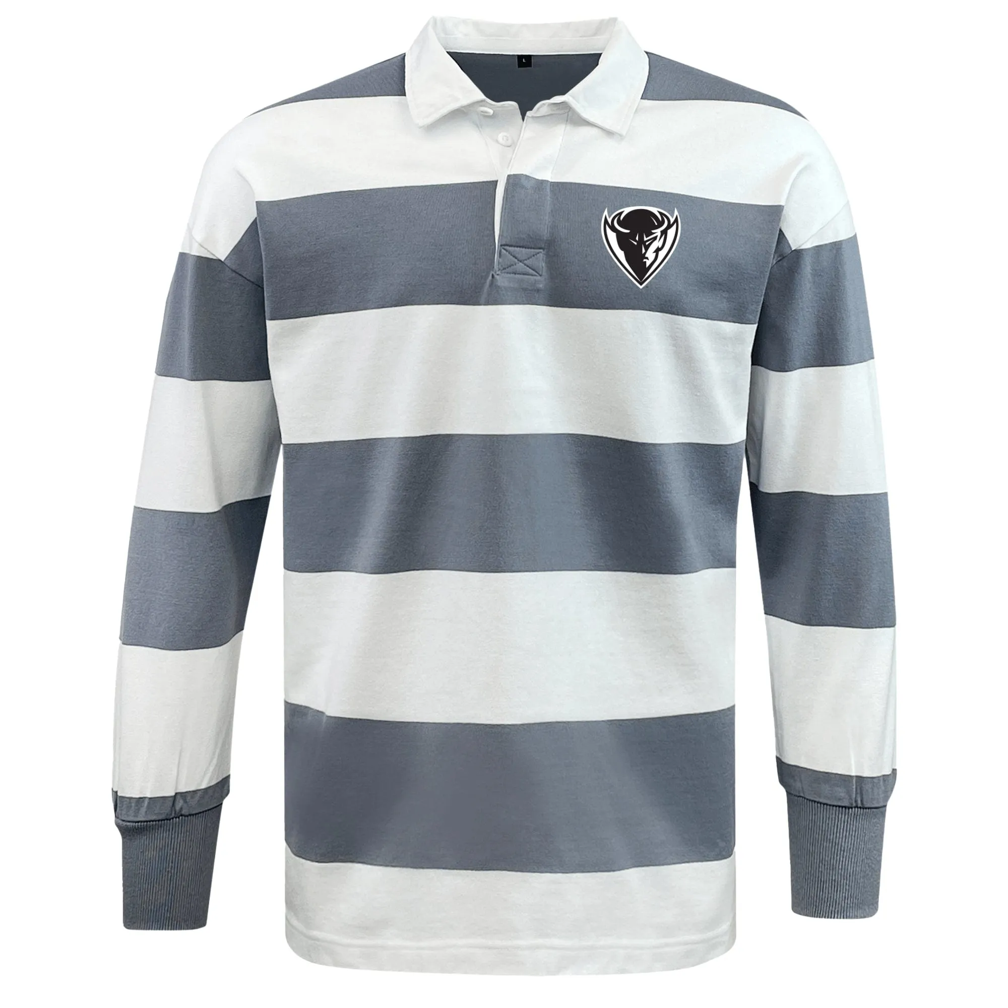 DePaul University Classic Long Sleeve Hooped Rugby Jersey