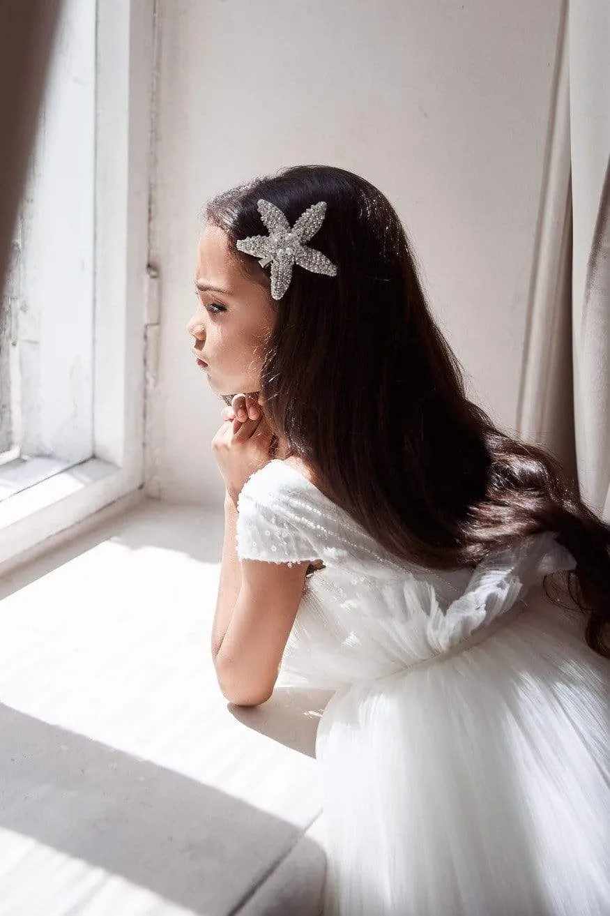 Destination Wedding Beach Wedding Flower Girl Dress