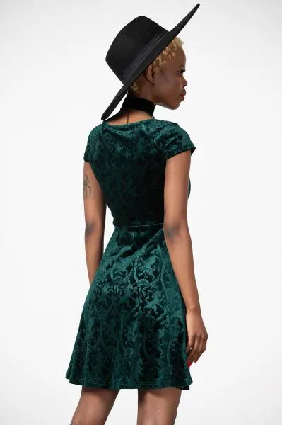Devilry Skater Dress - Emerald -